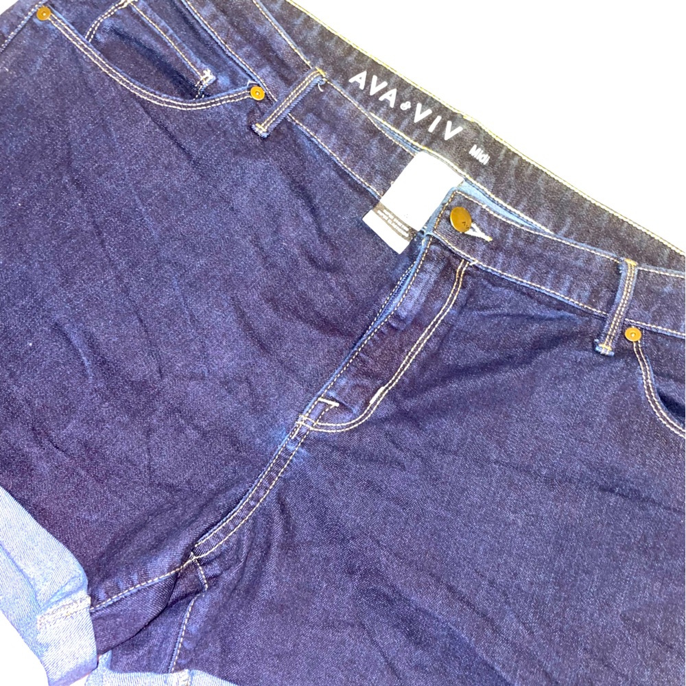 Denim shorts